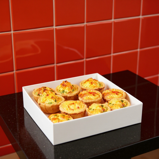 Party Quiche Spinach & Cheese (sold per dozen)