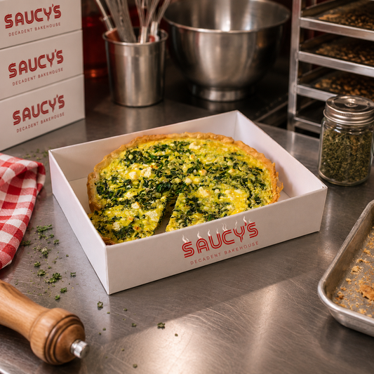 Family Quiche Spinach & Cheese