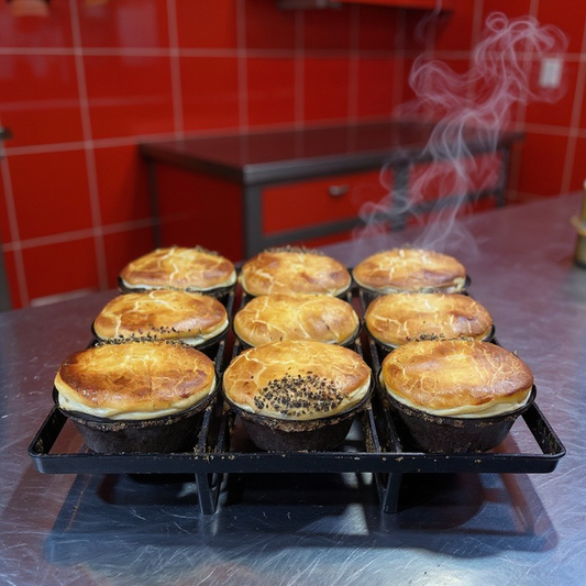 Chunky Pepper Steak Pie