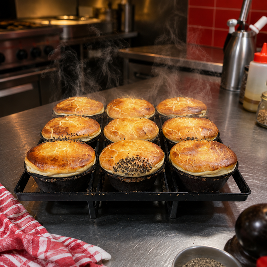 Chunky Pepper Steak Pie